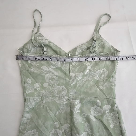 Cider Green Lace Floral Sweetheart Midi Dress NWT XS Cottagecore Spring Wedding - Picture 8 of 11